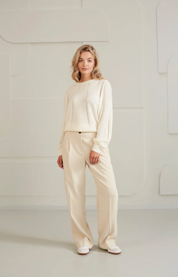 Mesh Detail Knit Top